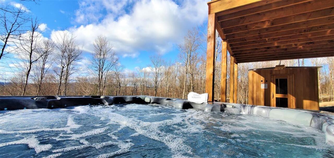 Chalet Serenity - Mont Tremblant Ski - Spa Sauna Wifi Tv Privet Chic Modern House Villa La Conception Екстериор снимка